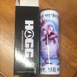 HOGG 30 oz Skinny Tumbler with Chicken Design